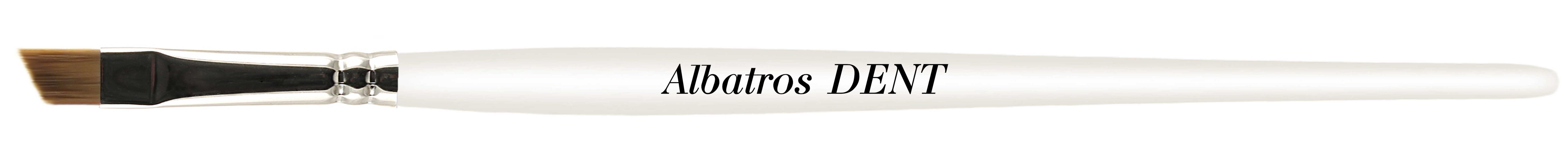 Кисть синтетика (имитация колонок) плоская, скос Albatros Dent