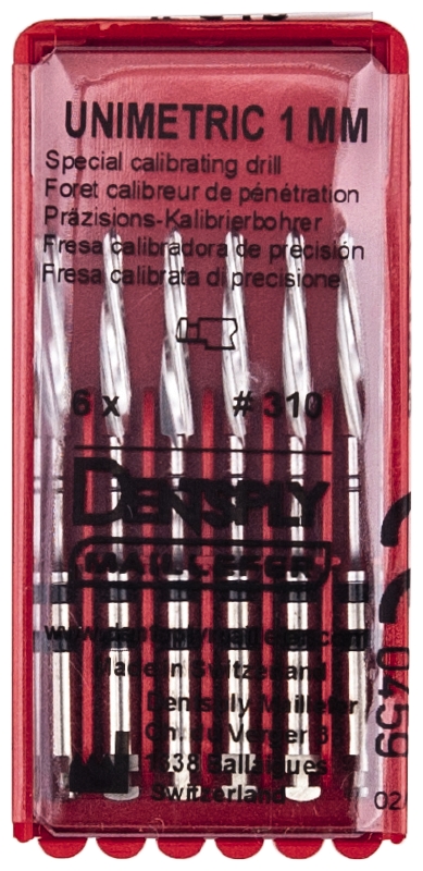 Дриль калибровочный Unimetric (6 шт) Dentsply Sirona