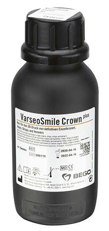 Смола VarseoSmile Crown plus (0,25 кг) Bego
