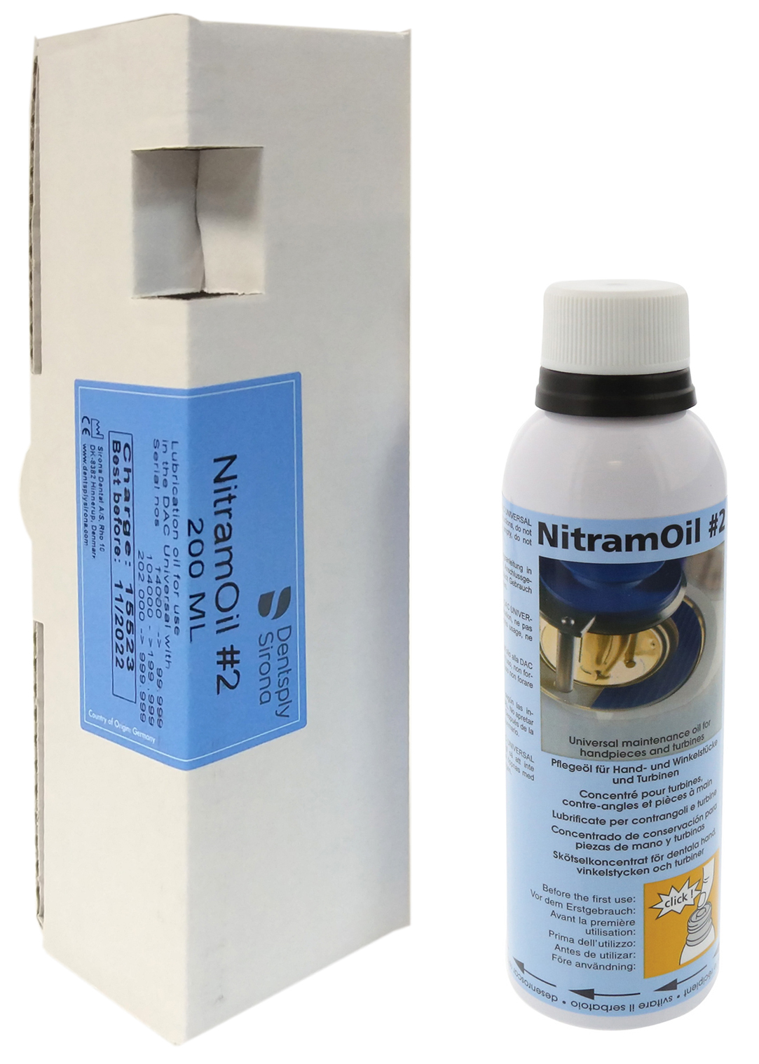 Масло для DAC Universal (6х200 мл) Dentsply Sirona 6259118