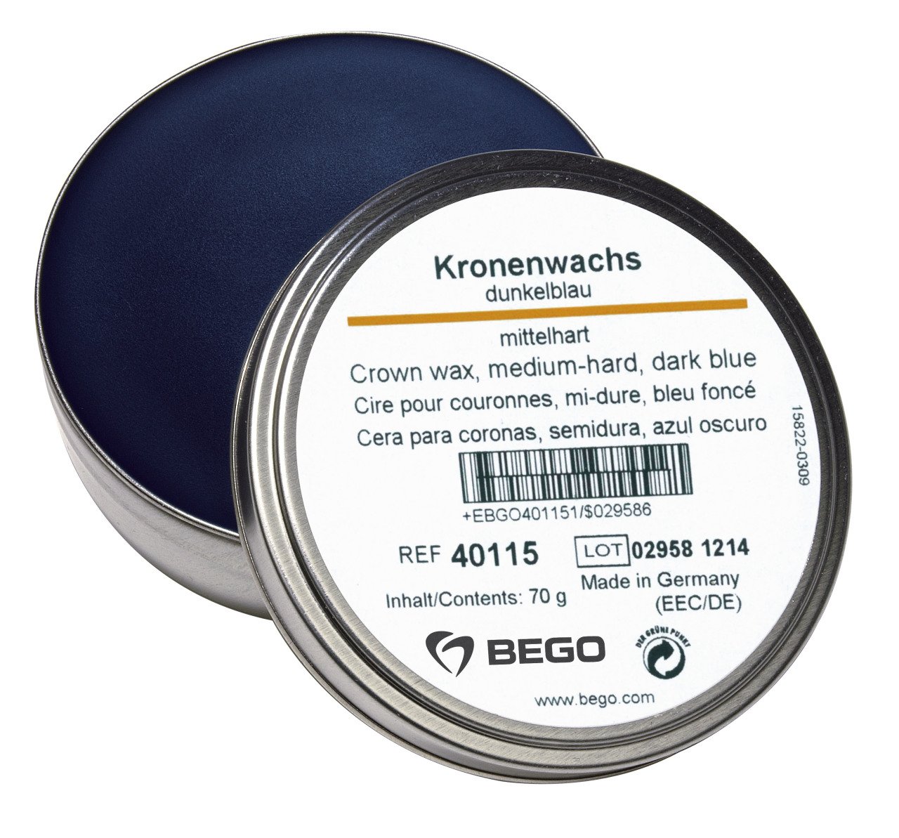 Воск коронковый Kronenwachs (70 г) Bego