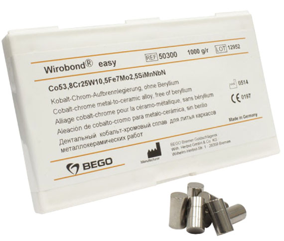 Сплав Wirobond easy кобальто-хромовый (1 кг) Bego 50300