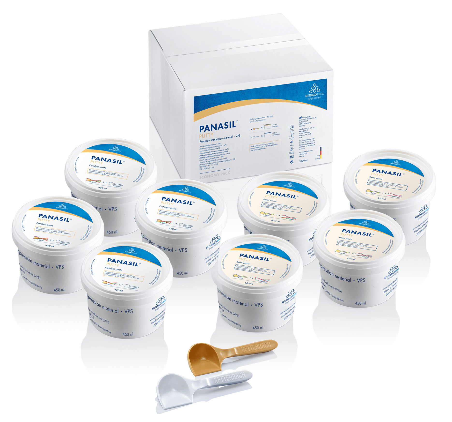 А-силикон база Panasil Putty Economy pack Kettenbach 11103